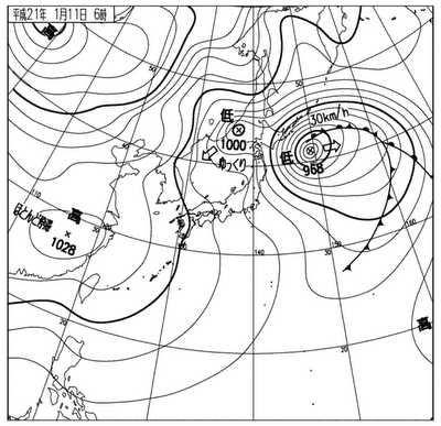 090111天気図